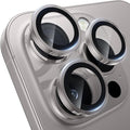 WSKEN for iPhone 16 Pro/iPhone 16 Pro Max Camera Lens Protector | Original Shooting Mode, Individual Metal Cover Film, Shatterproof HD Tempered Glass Camera Screen Protector, Grey by SmartProtectionGreenerFuture