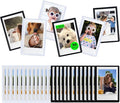 Mini Magnetic Picture Frame for Fujifilm Instax Mini Instant Camera | Fits Mini 13/12/11/41/SE/EVO Camera 2.15"x3.4" Films, Mini Magnet Picture Frames for Fridge, Home, School, Colorful, 30 Pack by wogozan