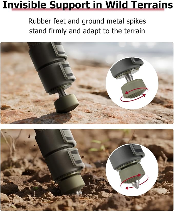 Trakiom Clamping Tripod Rest Aluminum Frame with Integrated Clamp Head - Image 6