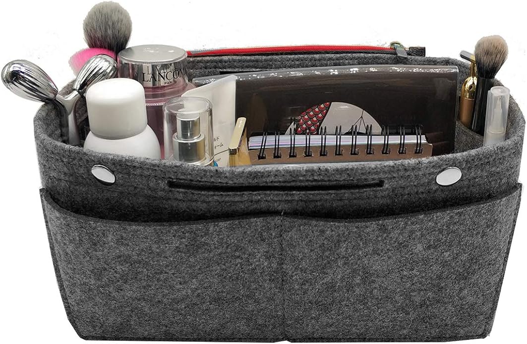 LEXSION Purse Organizer Insert Multi Pocket Bag Organizer Shaper | zipper bag, tote shaper, multi pocket bag, handbag shaper, various sizes - Image 3