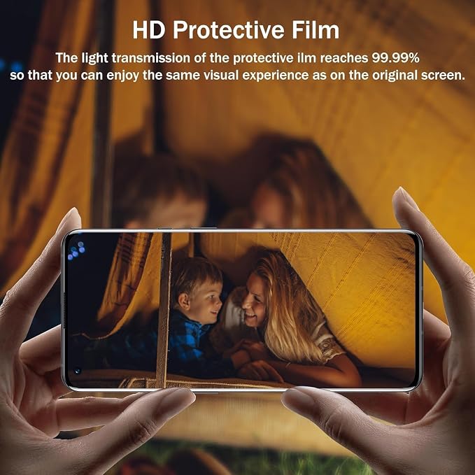WILLONE 2+2 Pack for OnePlus 10 Pro Screen Protector | Camera Lens Protector, 9H Tempered Glass, Fingerprint Unlock, HD Clear, Phone Case Fit - Image 5