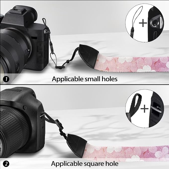 Coldinair Black Adjustable Camera Strap Universal Neck & Shoulder Soft Padded Strap for All DSLR Cameras,Binoculars - Image 5