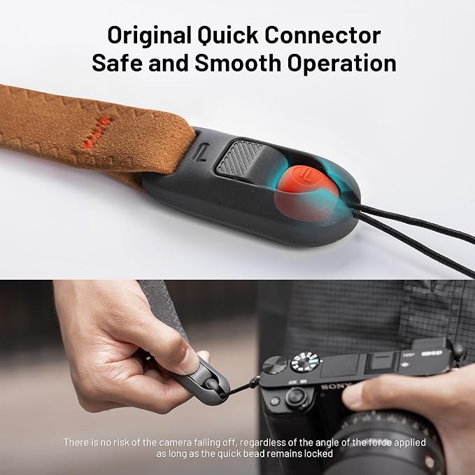 PGYTECH Camera Wrist Strap Air for Photographers, Quick Release Safety | Camera Hand Strap for Sony/Nikon/Canon/Fujifilm, Lightweight, Durable, Ideal for Outdoor, Daily& Travel, Deep Grey - Image 3