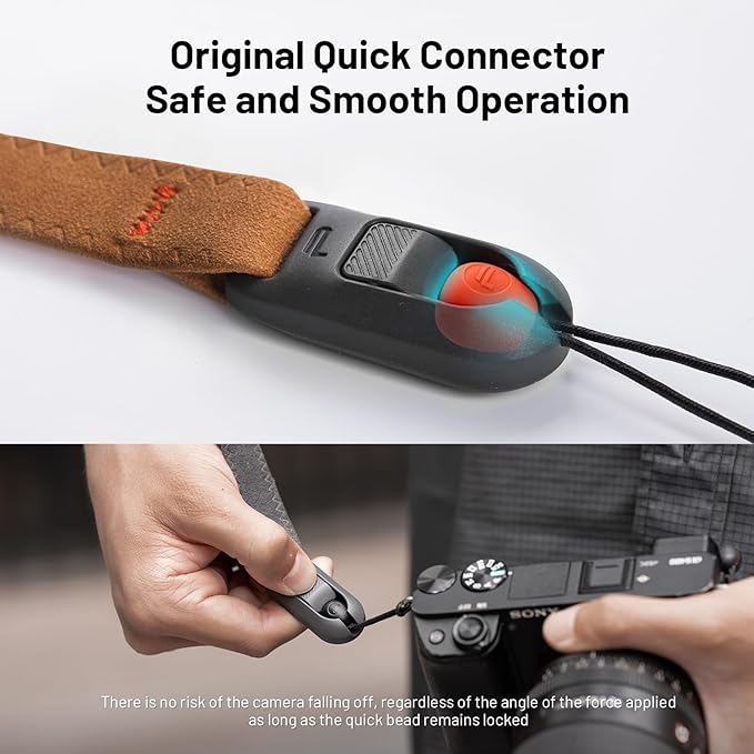 PGYTECH Camera Wrist Strap Air for DSLR/SLR Adjustable Quick Release | Camera Hand Strap for Sony/Nikon/Canon/Fujifilm, Lightweight, Durable, Comfort, Ideal for Outdoor, Daily& Travel, Green - Image 3