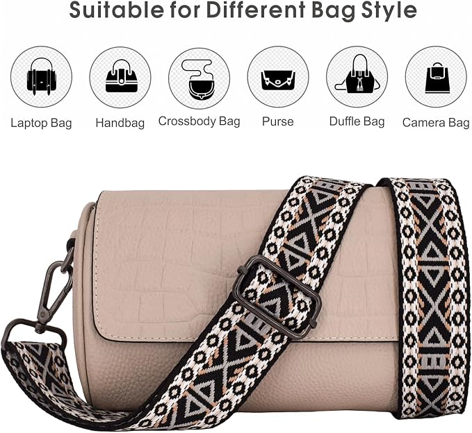 Replacement Purse Strap Shoulder Strap Adjustable Crossbody Strap for Women Crossbody Wide Shoulder Bag - Image 6