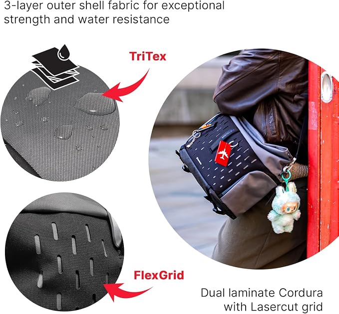 Manfrotto Uncover Camera Messenger Bag 12L, Expandable Roll-Top | Photography Shoulder Bag for Compact Mirrorless & DSLR, 11" Tablet Compartment, Everyday Travel Bag - Image 6