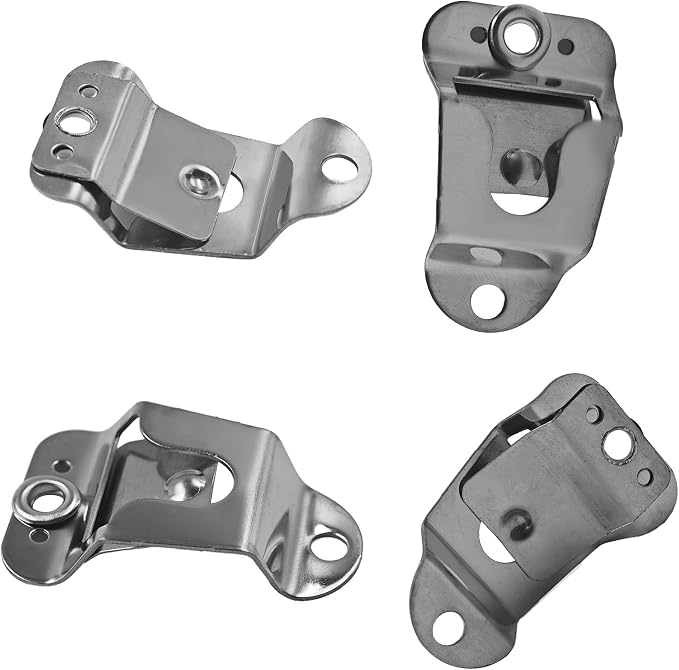 6Pcs Microphone Holders - Heavy Duty Mic Hanger Clips with Mounting Screws for Handheld CB Radio Microphones, Compatible with GM300 GM3688 GM3188 GM950 SM120 Mobile Radios - Image 3