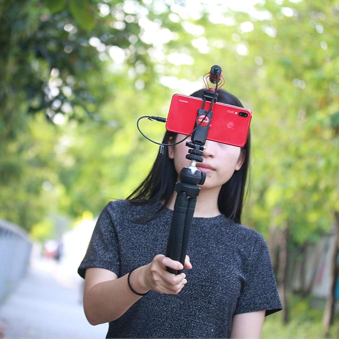 ULANZI ST-06S Camera Hot Shoe Phone Holder Flexible Phone Tripod Mount Adapter w Double Cold Shoe Mount for Microphone LED Light, DJI Ronin SC iPhone Samsung Canon Nikon DSLR Photography | Adapter w Double Cold Shoe Mount for Microphone LED Light, DJI ... - Image 3