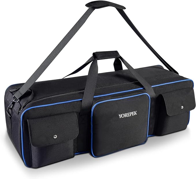 YOREPEK 30.5" Heavy Tripod Carrying Case Bag with 2 Padding Protective Pads | Large Photo Studio Equipment Case for Tripods, Monopods, Speaker Stands, Boom Stands, Camcorders, and Mic Stands, Travel by YOREPEK
