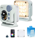 Nanlite Pico Portable LED Fill Light – Full Color RGB (Mint Blue) | Snap-On Attachment for Phone/Camera Photography, Live Streaming, Video Content Creation by Nanlite