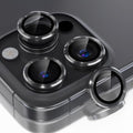 Choiche for iPhone 16 Pro/iPhone 16 Pro Max Camera Lens Protector | Ultra HD, 9H Tempered Glass Camera Cover Screen Protector Metal Ring Decoration Accessories (Black) by Choiche