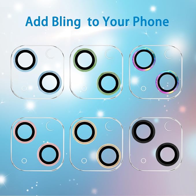 Dengduoduo 3 Pack Tempered Glass Camera Lens Protector for iPhone 15 6.1" & for iPhone 15 Plus 6.7", Ultra HD, 9H Hardness, Anti-Scratch, Case Friendly, Easy to Install [No Affect on Night Shots] - Image 5