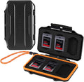 K&F CONCEPT 6 Slots XQD Cfexpress Type-B Card Holder, Water-Resistant | Memory Card Storage Carring Case, Shockproof Card Protection Box Organizer, PM03 by KFCONCEPT