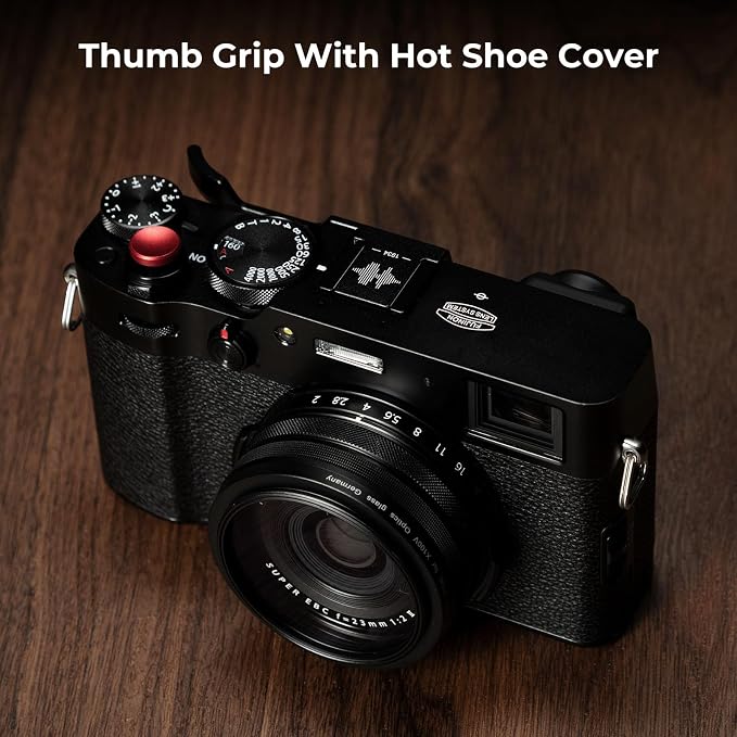 SmallRig Thumb Grip with Hot Shoe Cover for FUJIFILM X100VI / X100V (Black) - 4559 - Image 6