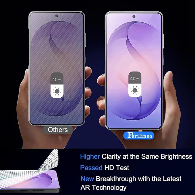 Ferilinso Screen Protector for Samsung Galaxy S26 Ultra, Tempered Glass | 3 Pack, 9H+ Military-Grade Shatterproof, HD Clear, Case Friendly, Easy Installation Bubble Free, with Camera Lens Protector - Image 4
