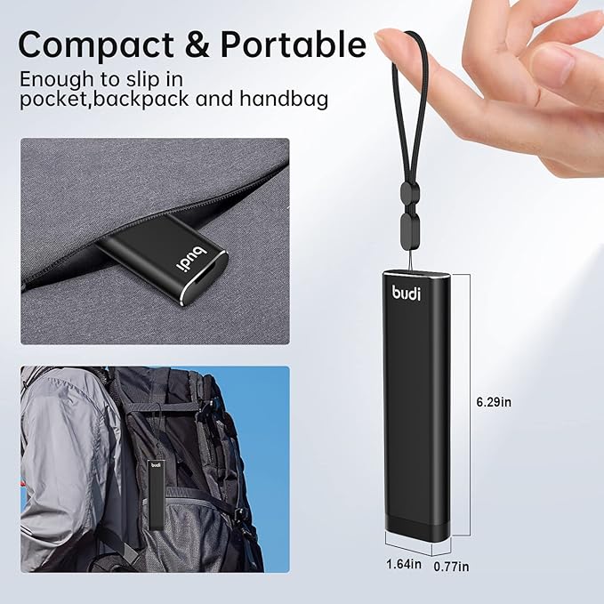 BUDI Pop-up Design 30 Slots Memory Card Case Crush & Shockproof Wallet for 27 Micro SD SDXC SDHC TF Cards and 6 Cards/Micro SDHC/Micro Holder Organizer,Case Storage - Image 6