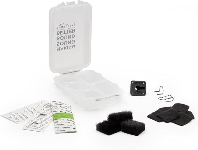 Bubblebee Mic Hiding Kit Compatible for RODE Lavalier II & RODE Wireless Pro Accessories - Microphone Hiding, Noise & Wind Reduction Dead Cat for Content Creators, Videographers & Filmmakers, Black - Image 2