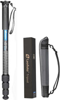 Leofoto MP-364C 67" 4-Section Carbon Fiber Portable Monopod, Lightweight Professional Camera Support for DSLR Cameras and Lenses,Max Load 44lb/20kg by TAKINGITFURTHER-LEOFOTO