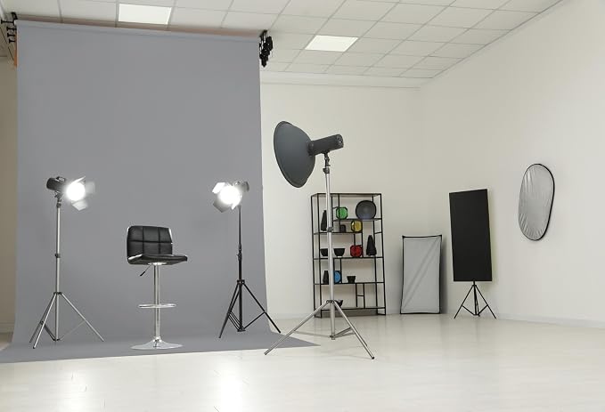 Denny Mfg Seamless Paper Backdrop for Photoshoot, Medium Grey, 53in x 36ft | Photoshoot backdrop, Matte Finish for Portraits, Product Photos and Video Shoots, with Free Roll Gaffer Tape (2 in x 13 ft) - Image 7
