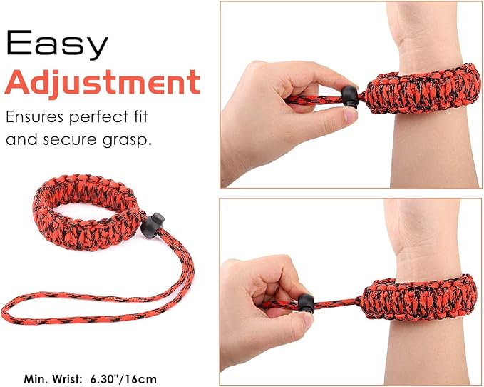 MoKo Paracord Nylon Braided Camera Hand Grip Strap for Video Camcorder/Binoculars/Nikon/Canon/Sony/SLR/DSLR Digital Camera - Image 4