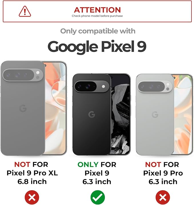 Dexnor for Google Pixel 9 Case with Slide Camera Cover & Built-in Screen Protector & Heavy-Duty Kickstand,Full-Body Protective Cover Rugged Bumper Cases for Pixel 9,Army Green(2024) - Image 2