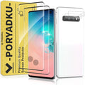 For Samsung Galaxy S10 Screen Protector, 2+2 9H Tempered Glass, Lens Guard | Ultrasonic Fingerprint Compatible, 3D Curved Fit, Case-Friendly, HD Clear, Responsive Touch, Guided Install by JavoYion