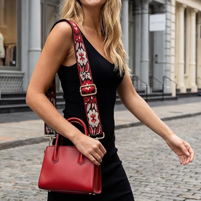 Replacement Purse Strap Shoulder Strap Adjustable Crossbody Strap for Women Crossbody Wide Shoulder Bag - Image 2