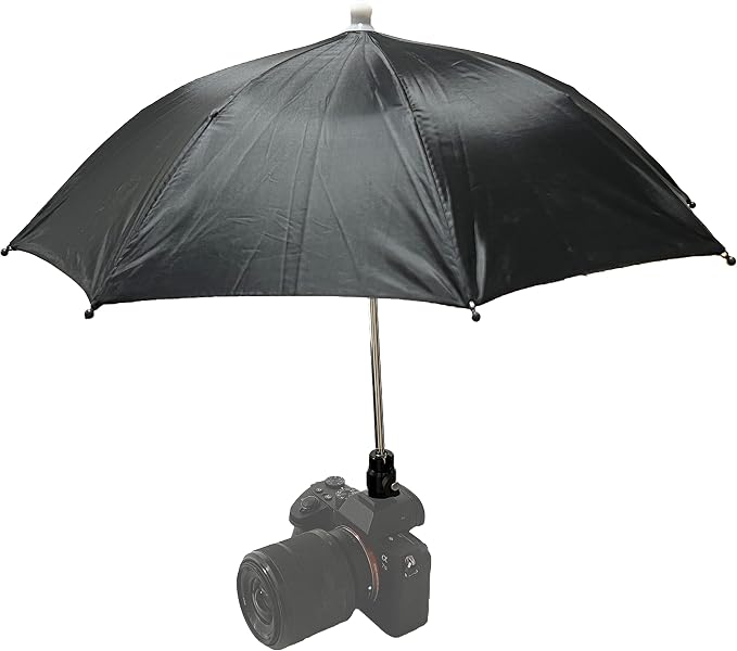 Hot Shoe Umbrella, Protects Camera from Rain, Bird, Sunlight, Snow by BelTech