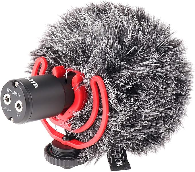 FocusFoto PRO U-Rig Smartphone Video Camera Cage Mount Holder Stabilizer Grip with Upgraded BY-MM1+ Microphone Mic+ 49 LED Light+ Mini Tripod Kit for Mobile Phone iPhone Filmmaking Videomaker - Image 9