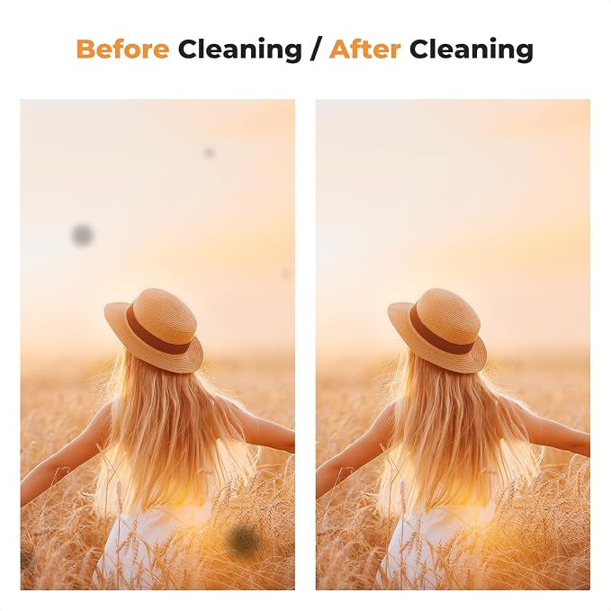 K&F CONCEPT 24mm Full-Frame Sensors Cleaning Swabs X10，Camera Clean | High-Efficiency ,Vacuumed Package,Soft and Flexible,Easy to Carry,Smooth and lint-free for CCD CMOS,Multi-Device Use - Image 7