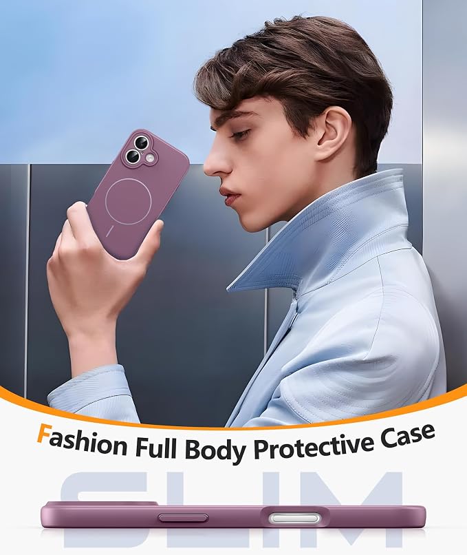 FNTCASE for iPhone 17 Case, Compatible with Magsafe, Glass Screen Protector | Full Camera Protection, Integrated Silicone Cases, 14FT Military Grade Drop Proof, Shockproof Protective Phone Cover - Image 8