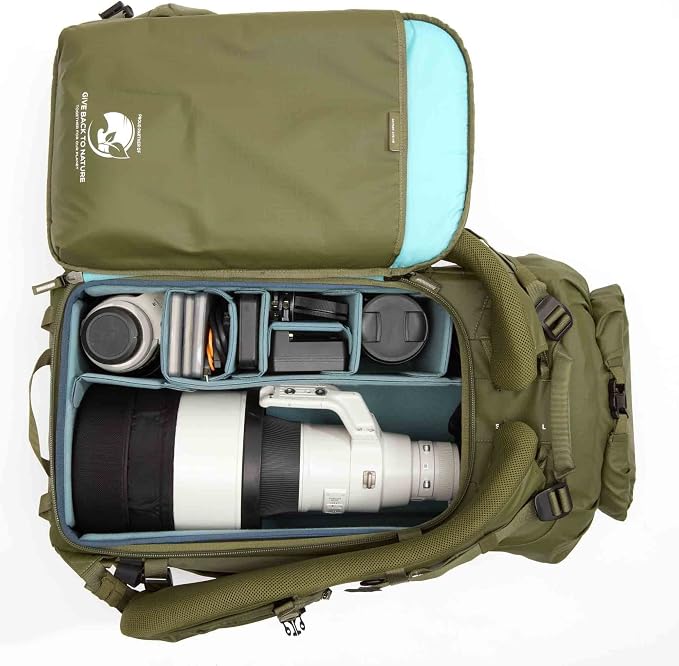 Shimoda Core Unit XXL DV, Deep Cine And Super Telephoto Camera Insert For Action X70/X70HD Backpack, Top Access Door For Mounted 600mm f/4 Kits, EVA Dividers, Support Frame, Maximum Storage - Image 7