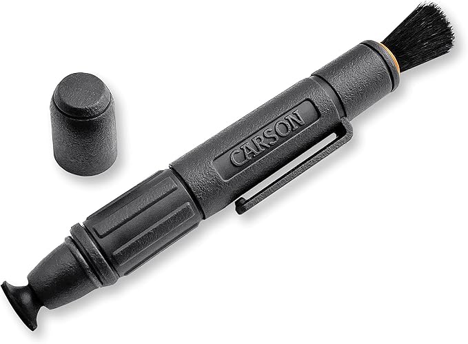 C6 Lens Cleaner Pen, with Dry Nano-Particle Cleaning Formula | Reusable Cleaner with Retractable Soft Brush - Great For Optics, Camera Lenses, and Screen Cleaning (CS-25) by Carson