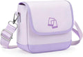 FINTIE Case for Fujifilm Instax Mini 13/12/11/SE & Polaroid I-Type Cameras | Fits Fujifilm Instax Mini 13/12/11/Se, Polaroid Now+/Now Gen 1/2/3, Camera Bag With Strap & Photo Pocket, Purple by Fintie