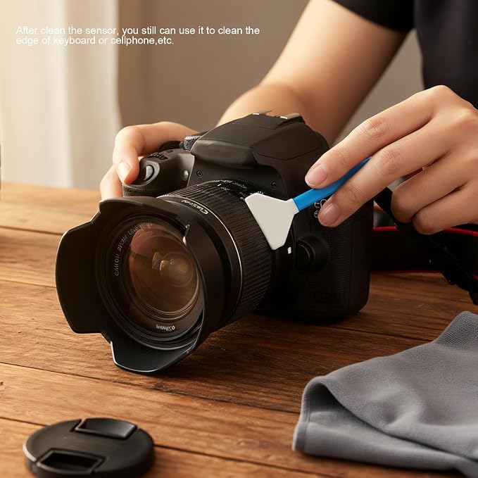 20pcs Full Frame Camera Sensor Swab (No Cleaning Solution Include) | Easy For DSLR or SLR Mirrorless Digital Camera Cleaning, Vacuum packaging, Reduce dust pollution - Image 6