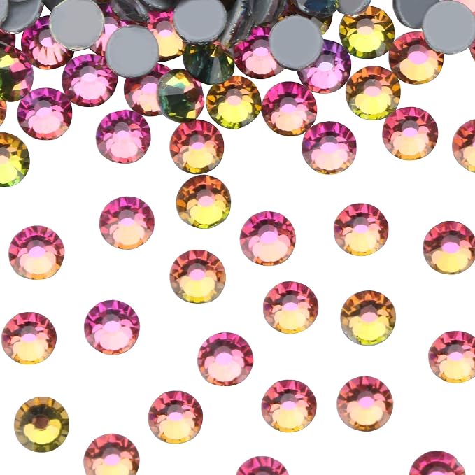 Jollin Hotfix Rhinestones Flatback Crystal Gems 4.8mm SS20, Fire | 1440pcs Hot Fix Crystals Glass Rhinestones for Bedazzling, Crafting, Clothes, Shoes & Accessories DIY Decoration - Image 2