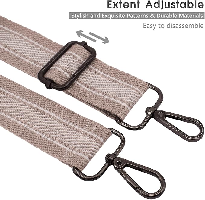 Replacement Purse Strap Shoulder Strap Adjustable Crossbody Strap for Women Crossbody Wide Shoulder Bag - Image 5