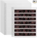 50 Pcs 35mm Film Negative Sleeves Film Negative Storage Album 35mm Size Negative Pages Holds Seven Strips of Six Frames Help You Collect and Organize Film by KDIMSY