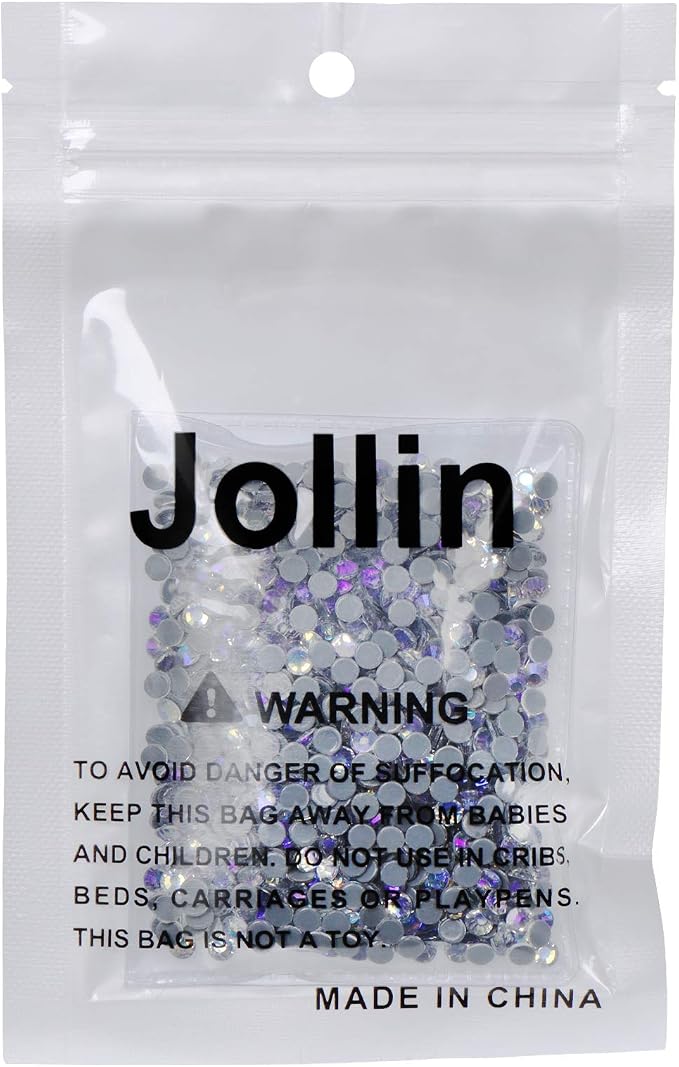 Jollin Hotfix Rhinestones Flatback Crystal Gems 4mm SS16, Moonlight | 1440pcs Hot Fix Crystals Glass Rhinestones for Bedazzling, Crafting, Clothes, Shoes & Accessories DIY Decoration - Image 7