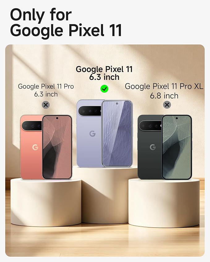 SMARTDEVIL 3 Pack Tempered Glass for Google Pixel 11 Screen Protector | HD Clear, Fingerprint Unlock, Military-Grade Shatterproof Protection, Anti-Shatter, Bubble-Free, Case Friendly, Easy Install - Image 10