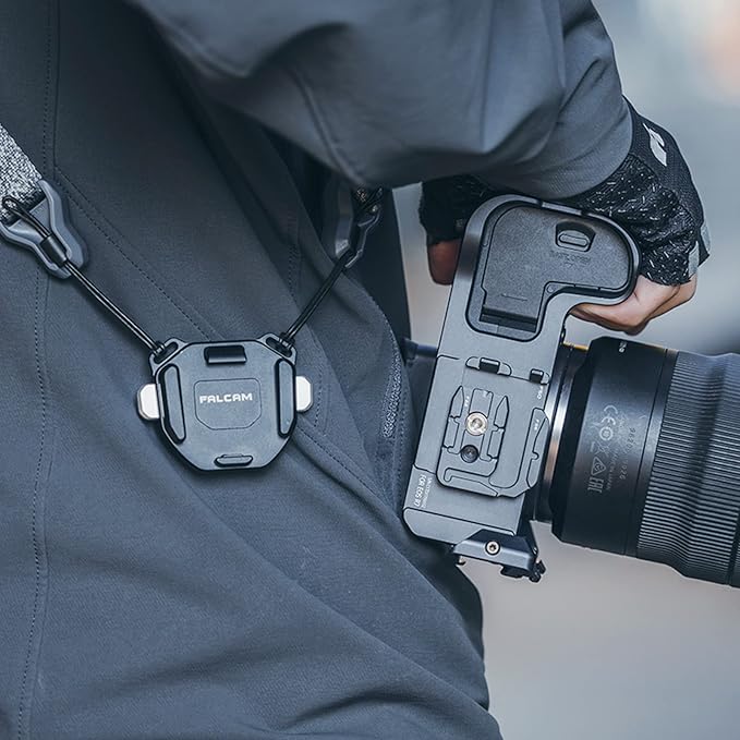 ULANZI F38 Camera Shoulder Strap Mount | Quick Release for Shoulder Straps V2, QR Plate Camera Tripod Mount (only Base Mount) - Image 3
