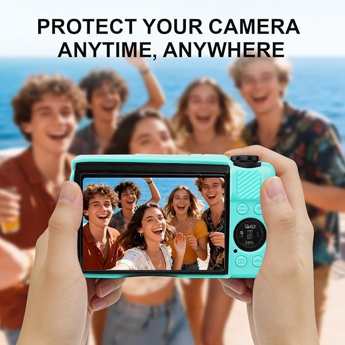 Case with Removable Lens Cover for Canon G7X Mark II/G7XII Camera(Blue) | Soft Silicone Camera Protective Case,Slim Fit,Anti-Scratch,Dustproof,Shockproof,Camera Accessories,For Travel,Daily Use - Image 7