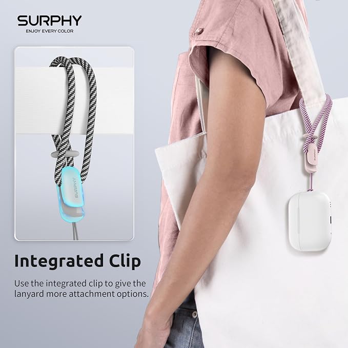 SURPHY 3 Pack Phone Wrist Strap, Phone Lanyard with Cellphone Tether Tab | Phone Strap Charm, Camera Wrist Strap with 2-Color Braided, Phone Wristlet, Wrist Lanyard for Case - Image 4