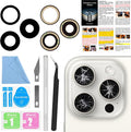 ASDAWN Back Rear Camera Lens Glass Replacement for iPhone 15 Pro 6.1 Inches with Pre-Installed Adhesive, ASDAWN Back Camera Lens Glass kit with Installation Manual + Repair Tool Set by ASDAWN