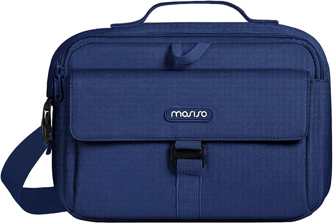 MOSISO Camera Shoulder Bag Camera Case Crossbody Sling Purse, Navy Blue | DSLR/SLR/Mirrorless Compact Padded Photography Handbag with Rain Cover Compatible with Canon/Nikon/Sony Cameras and Lenses by MOSISO