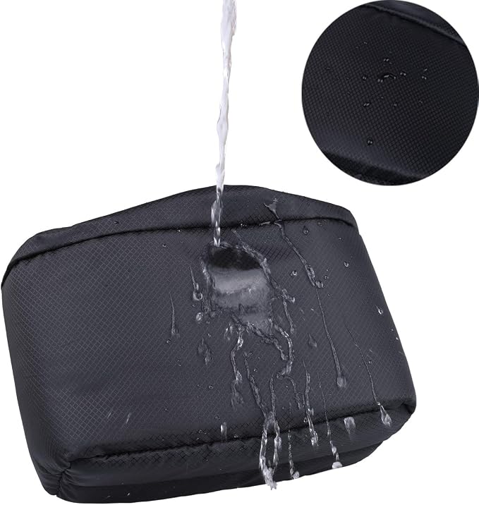JAKAGO Shockproof Camera Insert Bag for SLR DSLR Mirrorless Camera Lens Flash Light Accessories Camera Pouch with Adjustable Dividers for Canon Nikon Sony Water Resistant Camera inner case(Black) - Image 4