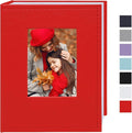 Small Photo Album 4x6 100 Pockets Leather Cover Picture Book Holds 4x6 Photos for Wedding, Baby, Family, Graduation by CHERRICH