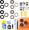 LEAFE for iPhone 17 Pro/iPhone 17 Pro Max Camera Lens Replacement | 2 Set OEM Original Back Rear Camera Lens Glass Replacement Kit for iPhone 17 Pro/17 Pro Max with Pre-Installed Adhesive by LEAFE