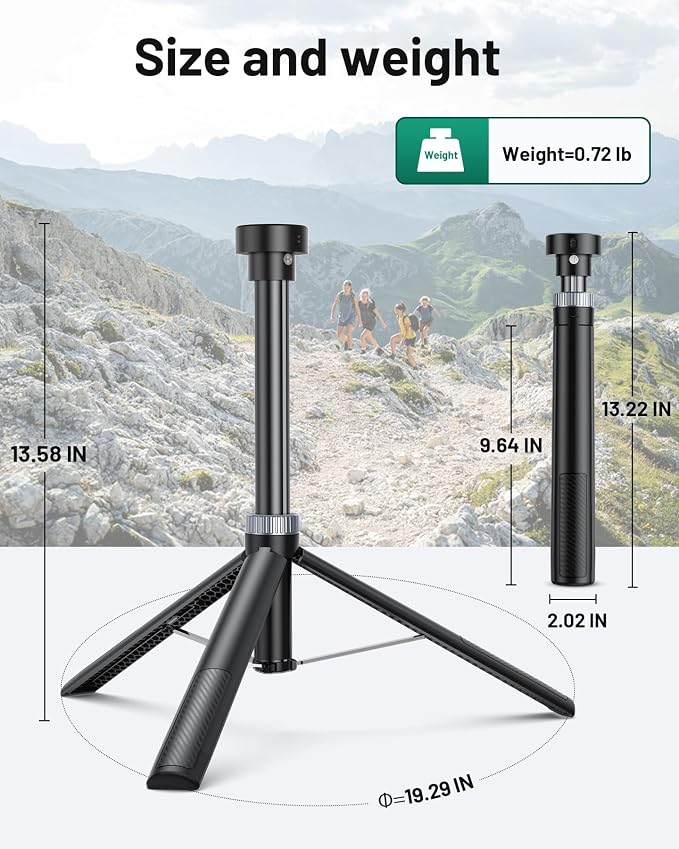 Starlink Mini Tripod Stand Mount for All Starlink Mini Models | Portable Starlink Mini Tripod Stand Mount with Aluminum Tripod Adapter for RV, Camping, Outdoor Setups - Image 6
