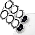 JETech Camera Lens Protector for iPhone 16/16 Plus, 3-Pack | 9H Tempered Glass, HD Clear, Anti-Scratch Protection, Night Shot Compatible, Case-Friendly by JETech